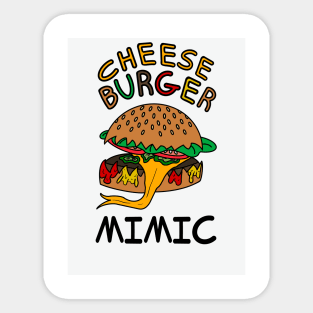 Cheeseburger Mimic Sticker